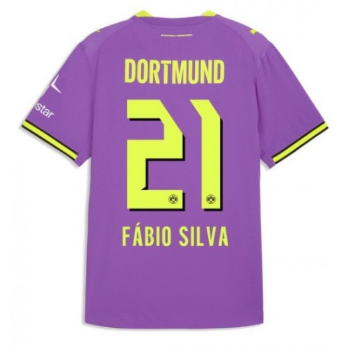 Borussia Dortmund Fabio Silva #21 Kolmaspaita 2026-27 Lyhythihainen